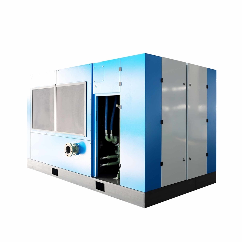 220kw Compressore d'aria a vite a due stadi 300hp Magnete permanente orizzontale Compressore a due stadi