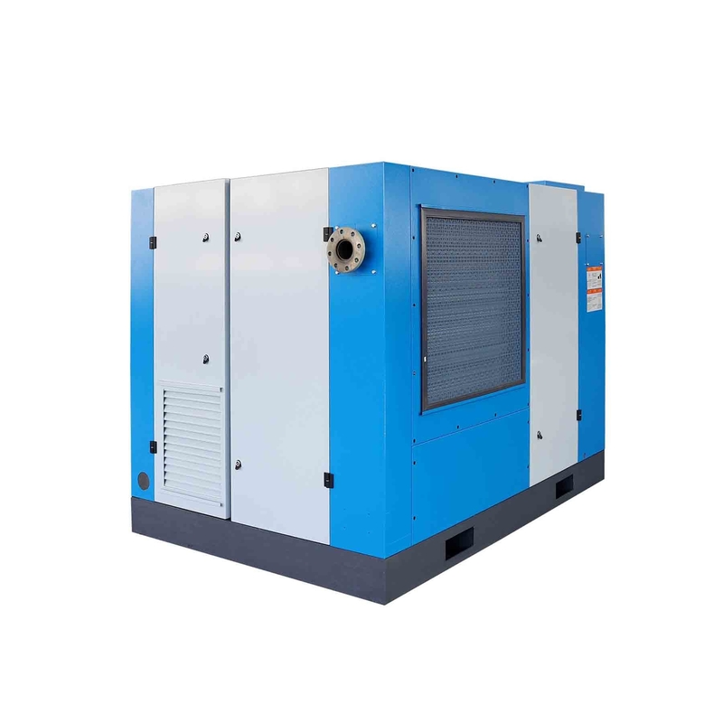 150hp 110kw Compressore a vite a doppio stadio Compressore ad aria a vite a magnete permanente orizzontale