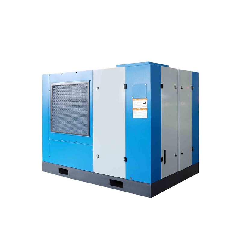 150hp 110kw Compressore a vite a doppio stadio Compressore ad aria a vite a magnete permanente orizzontale