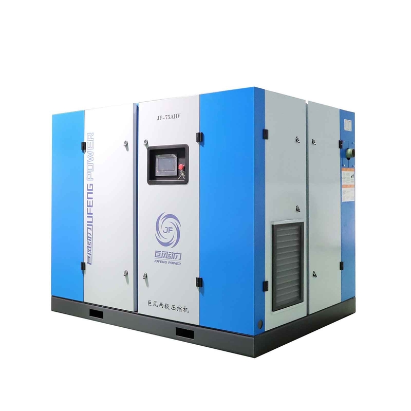 Azionamento diretto Compressore d'aria a vite a due fasi Controllo PLC Compressore rotativo a doppia fase
