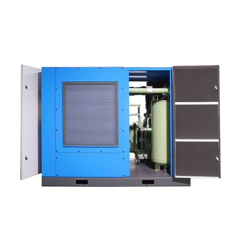 Azionamento diretto Compressore d'aria a vite a due fasi Controllo PLC Compressore rotativo a doppia fase