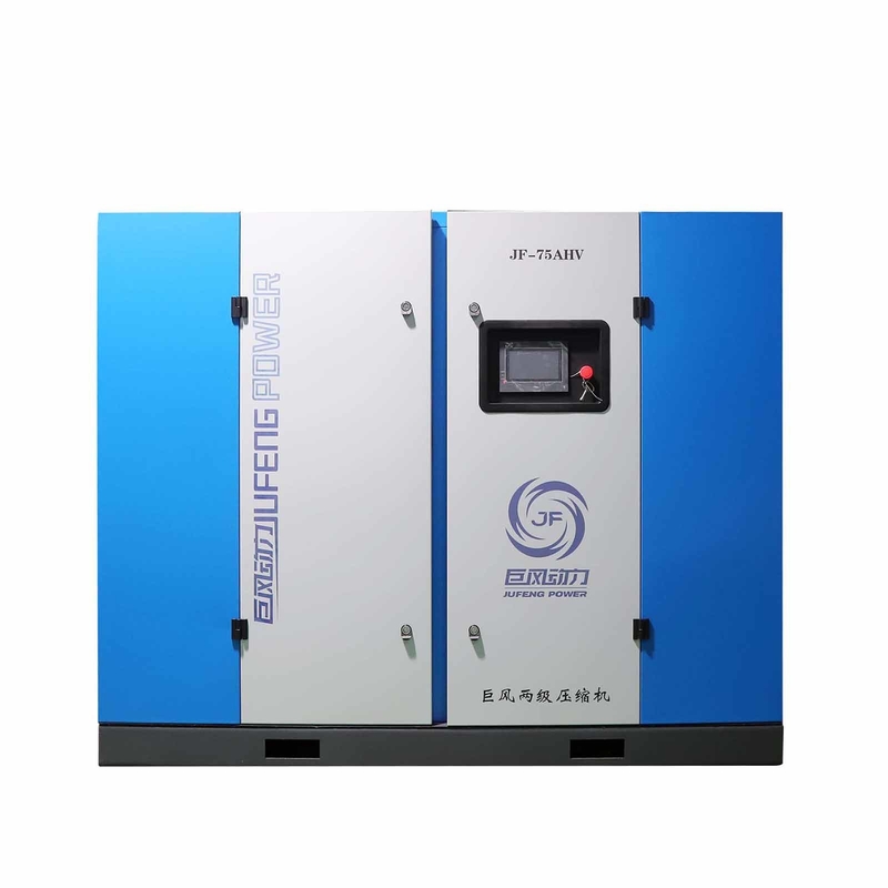 Azionamento diretto Compressore d'aria a vite a due fasi Controllo PLC Compressore rotativo a doppia fase