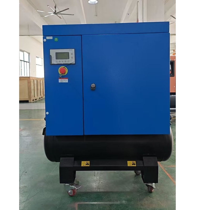 Compressore d'aria a vite a magnete permanente monofase 220v/380v dotato di controllore intelligente JD-10AT per un'operazione facile