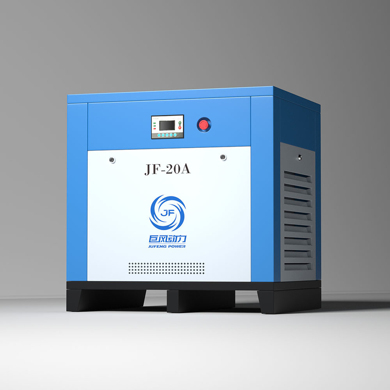 Compressore d'aria a vite rotativa azionato direttamente da 15 kW e 20 CV con pressione da 7 a 12 bar