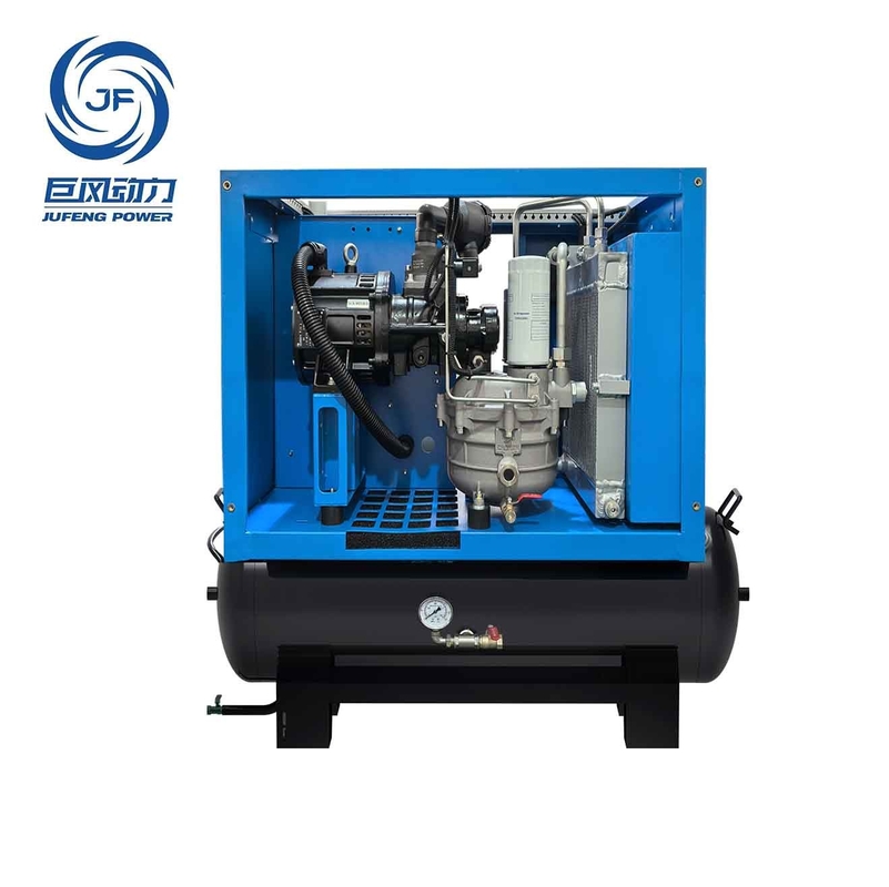 65-75 dB A livello di rumore Compressore d'aria a vite portatile monofase con tensione 110V/220V e cilindrata 200-700 L/min
