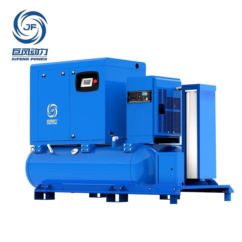 Compressore d'aria a vite integrato speciale da 16 bar per macchine di taglio laser Servizio locale in Thailandia 1 anno di garanzia