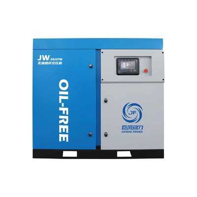 Compressore d'aria a vite senza olio da 30 CV per uso medico 22 kW Compressore d'aria a lubrificazione idrica