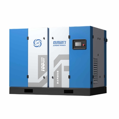 Magnete permanente Compressore d'aria a vite a due fasi IP65 Orizzontale 380V / 50hz